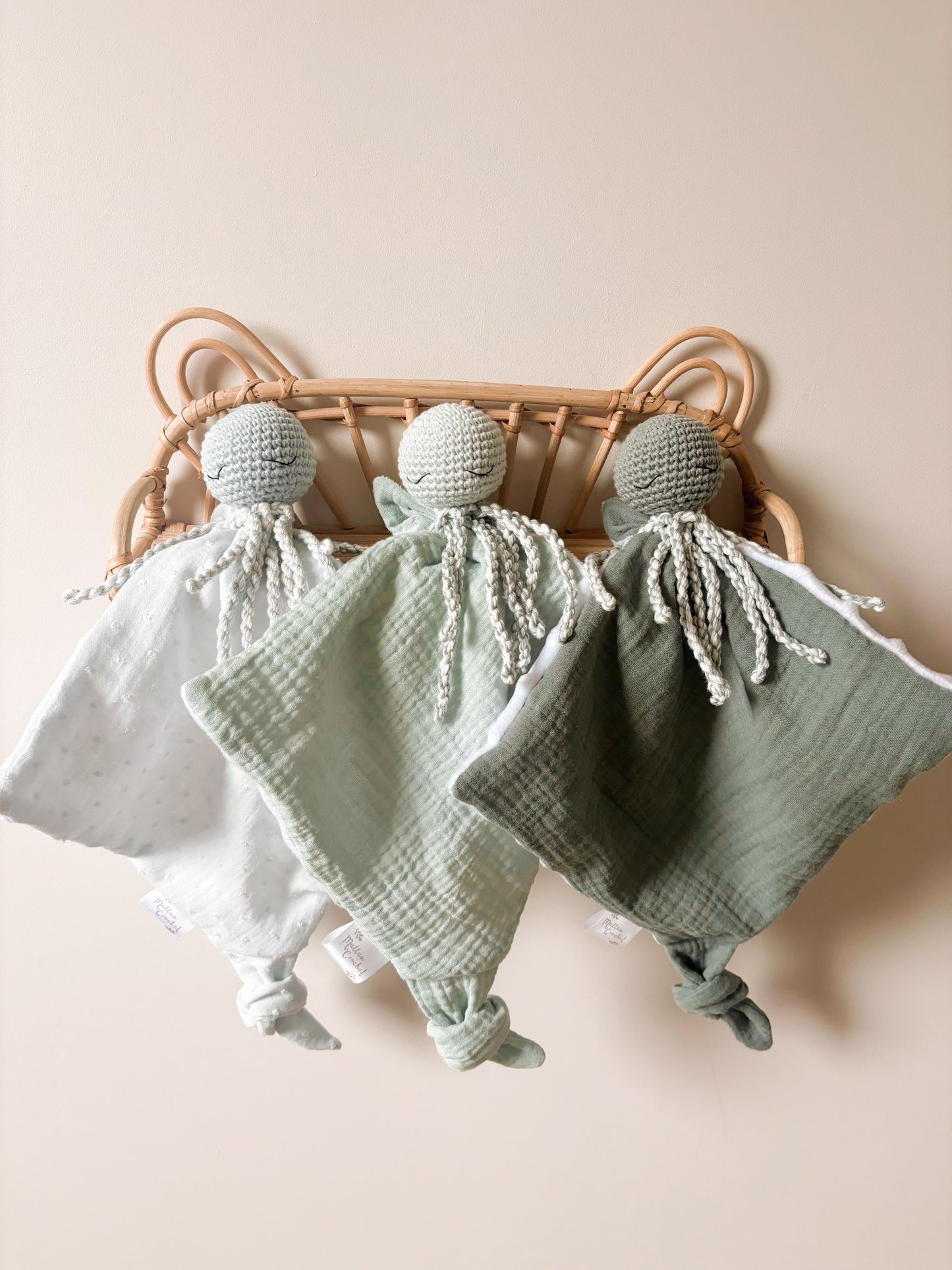doudou pieuvre bebe