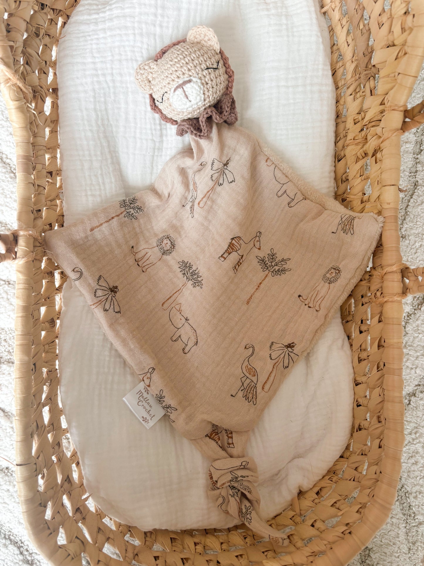 Mon doudou lion Mini Savane 🦁