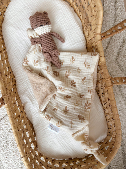 Doudou Loutre Feuillages 🤎