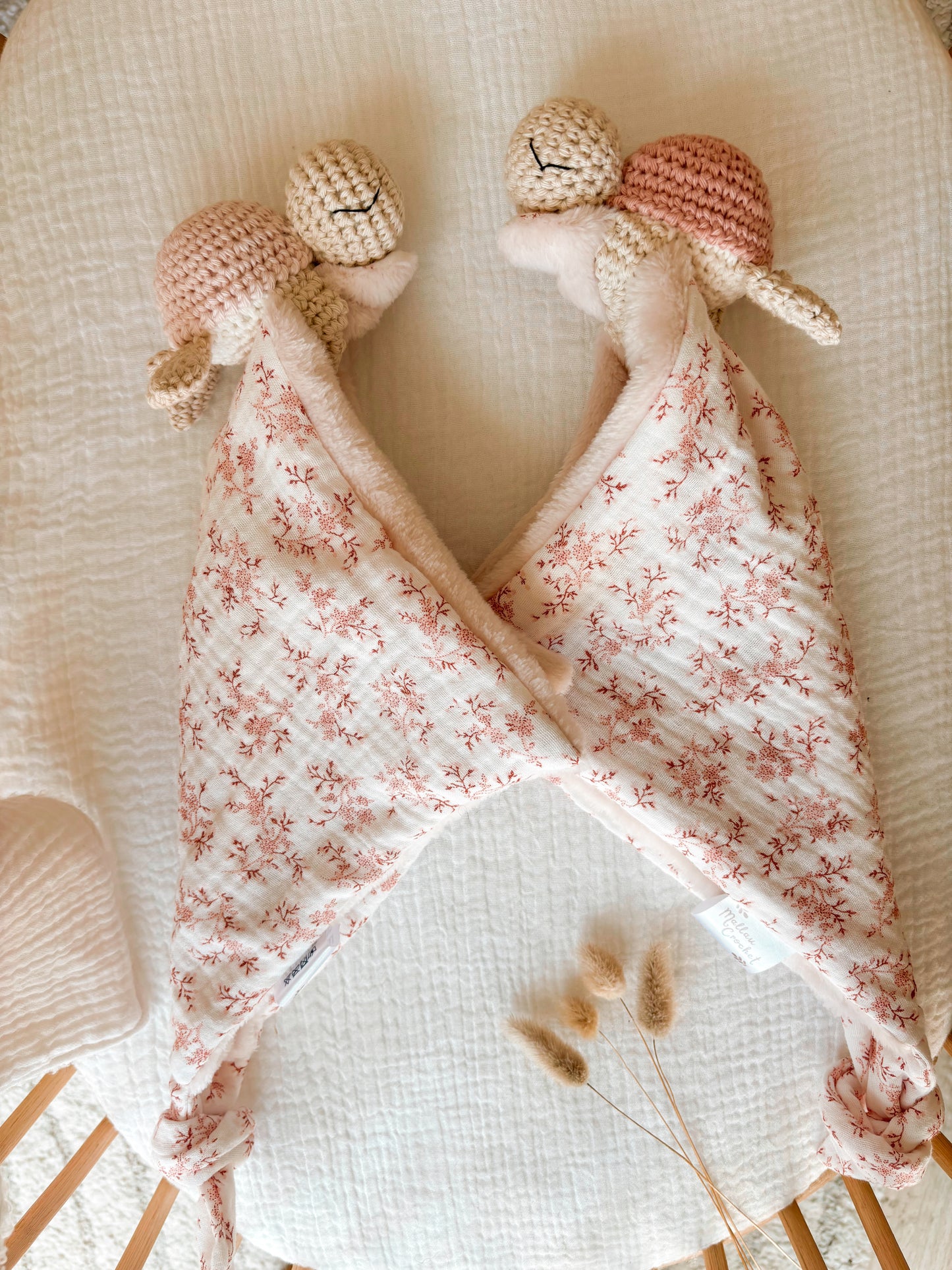 Mon doudou tortue Fleuri