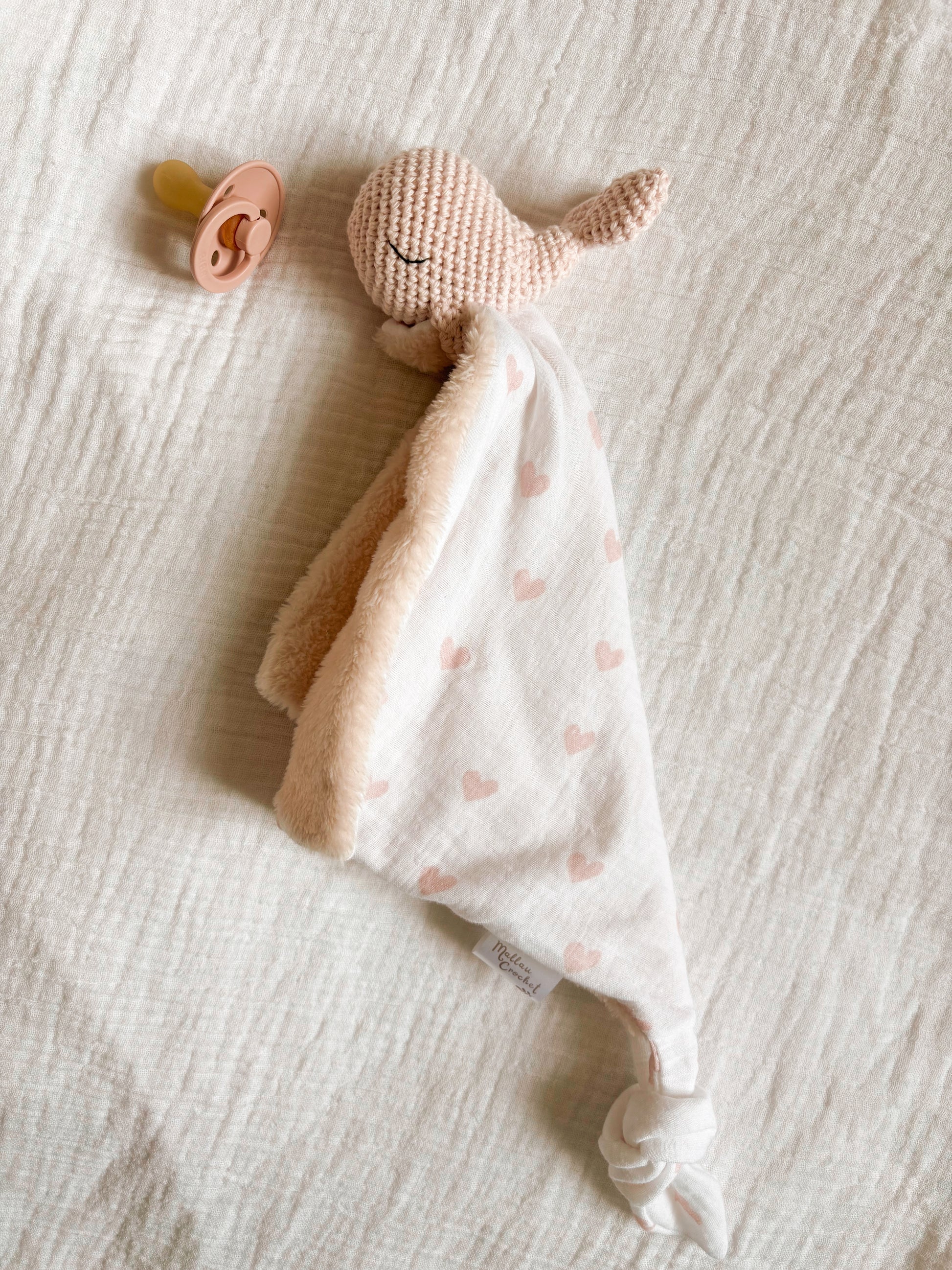 doudou baleine fille personnalise