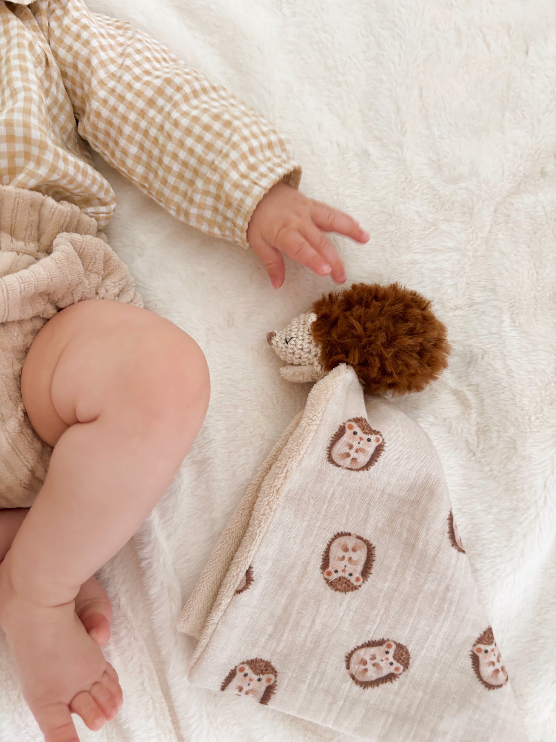doudou hérisson bébé personnalisé
