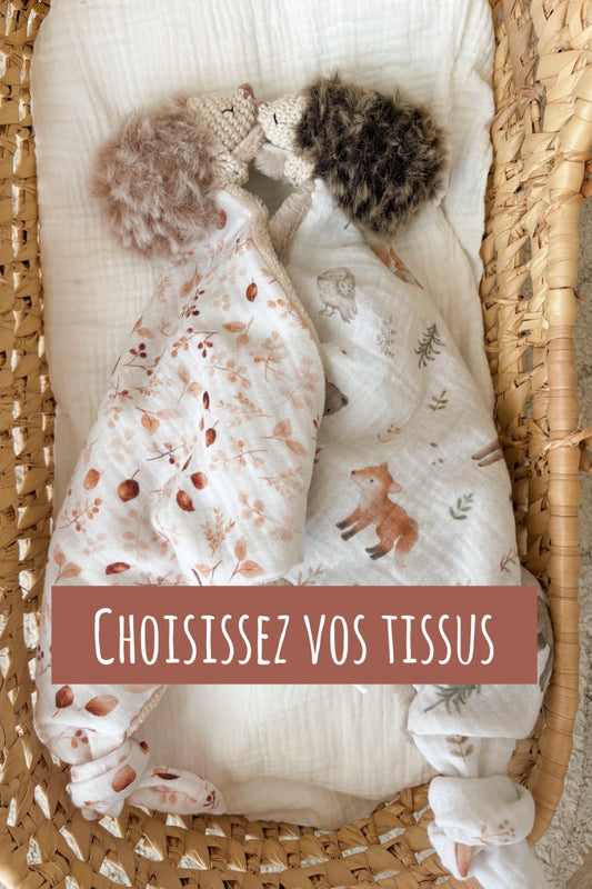 doudou personnalisé hérisson